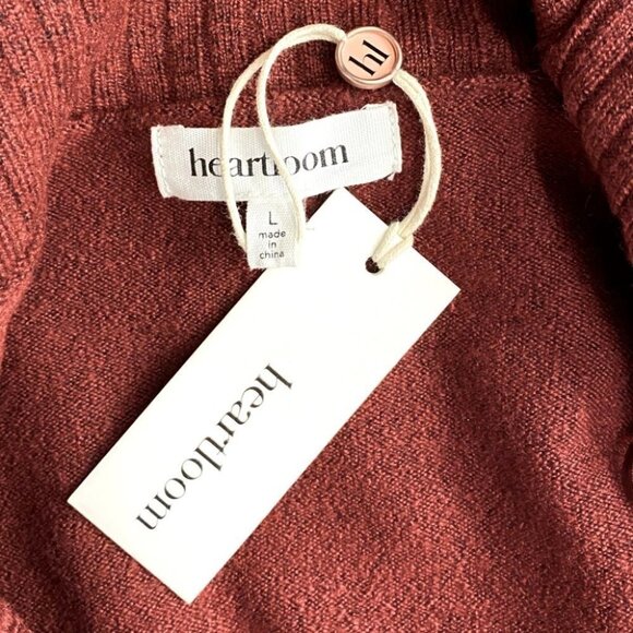 Heartloom Dark Rust Colour Off Shoulder Cowl Neck Sweater L - Picture 6 of 12